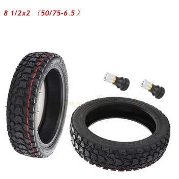 8,5 / 10-дюймовая бескамерная вакуумная шина для бездорожья с газовым соплом 8, прочная шина для скутера 1/2 x 2 для электрического скутера Xiaomi M365 / Pro /1S