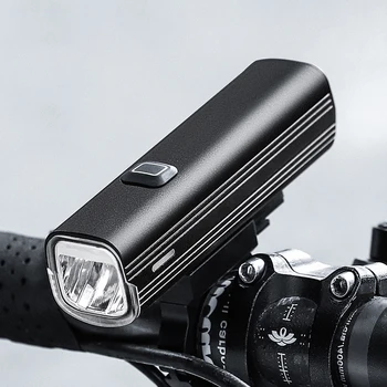 Велосипедная фара Type-C USB, фара из алюминиевого сплава высокой освещенности, 1000 люмен, горные фонари, умная вибрация, MTB Дорожный велосипед