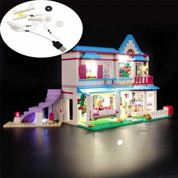 Комплект освещения USB Light для LEGO 41314 Friends Heartlake City Stephanie's House Building (не включает модель)