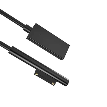 USB 3.1 Type C PD Зарядный Кабель для Microsoft Surface Pro 3 4 5 6 Go DC Plug Адаптер Питания Конвертер Кабель Зарядного Устройства для Ноутбука