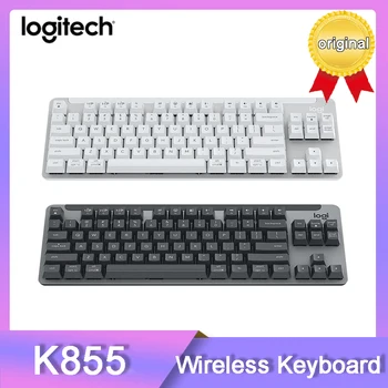 Механическая клавиатура Logitech K855 Wireless Bluetooth 84 клавиши с приемником TTC Red Shaft с приемником Офисная игровая клавиатура
