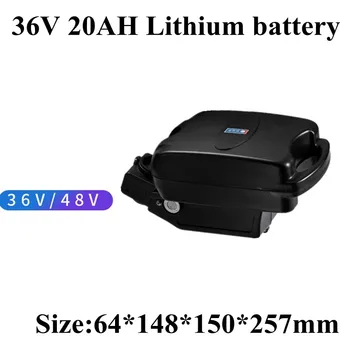 Новая литиевая батарея в виде маленькой лягушки 48v13ah Аккумулятор для электромобиля 36v15AH Модифицированный аккумулятор для электровелосипеда + зарядное устройство 2A