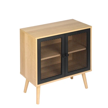 Современный буфет-буфет, отдельно стоящий шкаф для хранения в прихожей, прикроватные консольные столики для прихожей, коричневый в деревенском стиле