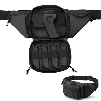 Уличная тактическая поясная сумка для пистолета, нагрудная кобура, военная боевая сумка для кемпинга, Спортивная охотничья спортивная сумка для пистолета на ремне