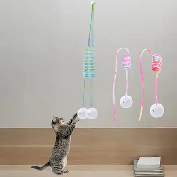 1 Комплект интересных интерактивных игрушек для кошек, играющих свободными руками, Легкие интерактивные игровые принадлежности для домашних животных