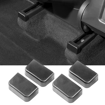 4шт. Защита штекера для задних сидений автомобиля из мягкой резины для Tesla Model 3 Model Y 2020 2021 Аксессуары для интерьера автомобиля