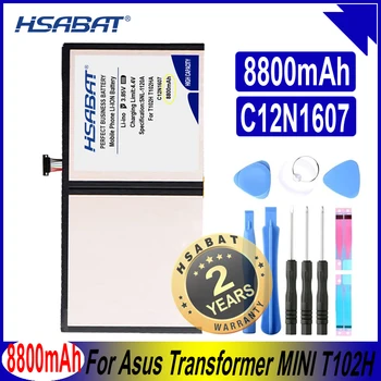 HSABAT C12N1607 8800 мАч Аккумулятор Максимальной Емкости для Asus Transformer MINI T102H T102HA T103HAF T103HA T103H Батареи