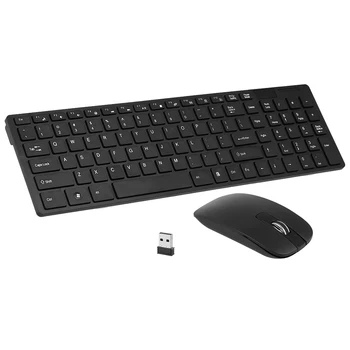 K-06 Комбинированная беспроводная клавиатура и мышь 2.4G Компьютерная клавиатура с мышью, подключаемая и воспроизводимая клавиатура для ноутбука