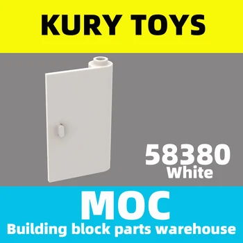 Kury Toys DIY MOC Для 58380 Деталей Строительного блока Для Двери 1 x 3 x 4, Открытой справа Между Верхней и Нижней Петлей