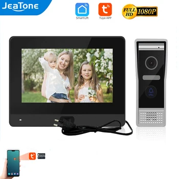 Видеодомофон Jeatone Smart Wifi 7-дюймовый домофон в частном доме видеодомофон для умного дома с камерой ночного видения 1080P