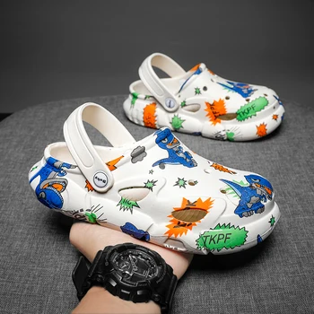 Детские тапочки для девочек и обувь для мальчиков Модные детские сандалии Классические нескользящие пляжные сандалии для мальчиков и девочек