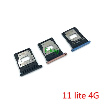 Для Xiaomi Mi 11 Lite 4G 5G Слот для sim-карты Держатель лотка для чтения sim-карт Гнездо для чтения sim-карт