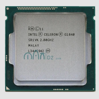Используется Двухъядерный процессор Intel Celeron G1840 с частотой 2,8 ГГц 2 М Кэш-памяти SR1VK SR1RR LGA 1150 Tray