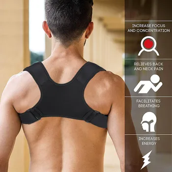 Корректор осанки для поддержки переломов спины Бандаж для коррекции плеча Ремень для ремня