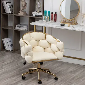 Легкое роскошное компьютерное кресло для спальни, кресло для макияжа, вращающееся кресло для домашнего офиса, подъемный стол для студенческого кабинета, кресло для игровых стульев
