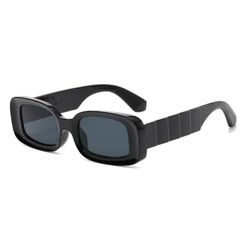 Маленькие квадратные солнцезащитные очки Candy для мужчин и женщин, модные Классические летние солнцезащитные очки для вождения, винтажные трендовые женские очки