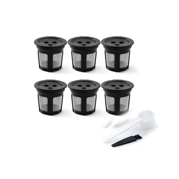 Многоразовые K Cups для кофеварки Ninja с двойным завариванием, многоразовый K Pod с чистой щеткой, постоянные K Cups Фильтруют кофе