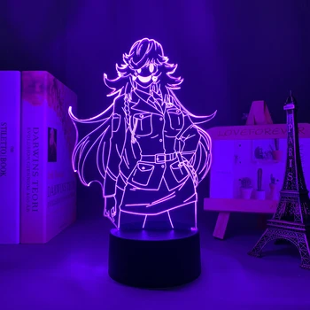 Настольная лампа Аниме High Rise Invasion Nishi Yayoi для Украшения Спальни Светодиодный Ночник Подарок На День Рождения Декор Комнаты Манга 3d Свет