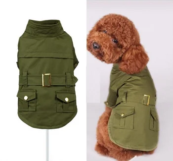 Новая Весенне-осенняя куртка для собак, качественная хлопчатобумажная куртка для домашних животных, Тренч-одежда для домашних животных 4 стиля XS, S, M, L, XL, XXL