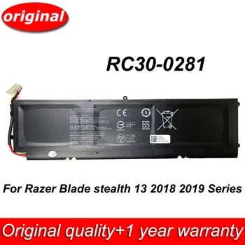 Новый Аккумулятор для ноутбука RC30-0281 11,55 В 4602 мАч Для Razer Blade Stealth 13 2018 2019 GTX 1650 Max-Q i7-8565Ur Серии RZ09-0281