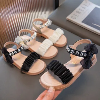 Обувь для девочек, детские сандалии, новая летняя обувь на мягкой подошве в иностранном стиле Princess Wind