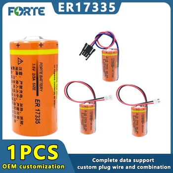 Оригинальные одноразовые литиевые батареи Forte ER17335 3,6 В для промышленного сервопривода управления PLC, беспроводная температура с выводами
