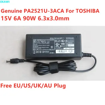 Подлинный PA2521U-3ACA 15V 6A 90W 6.3x3.0mm G71C00058210 Адаптер Переменного Тока Для Зарядного Устройства Для Ноутбука TOSHIBA