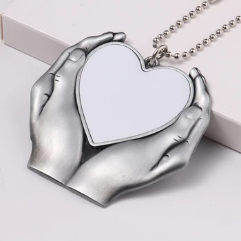 Популярное сублимационное металлическое ожерелье, изготовленные на заказ фотоукрашения, подвеска 