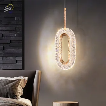 Скандинавская светодиодная люстра Современное минималистичное внутреннее освещение Домашняя Жизнь Столовая Спальня Кухня Украшение ванной комнаты