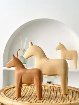 Скандинавский креативный декор ins wind Trojan horse, современная простая домашняя гостиная, ТВ-шкаф, винный шкаф, декор детской комнаты