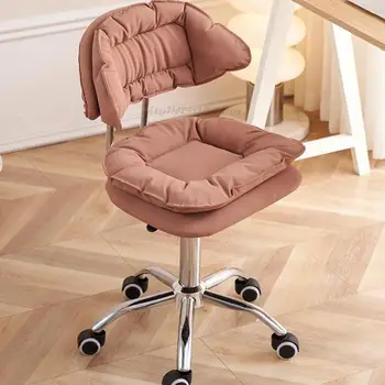 Стул для мастера маникюра с поясной спинкой, вращающийся на 360 градусов стул для салона красоты, специальное сиденье для маникюрного салона, барный стул
