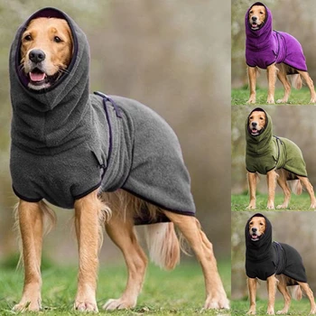 Теплая Толстая Зимняя одежда для собак, водонепроницаемая куртка для собак, жилет для щенков, пальто, Толстовки, одежда для собак, Борзая, Волкодав, Овчарка