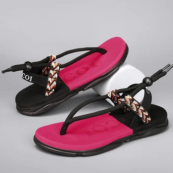 Шлепанцы; мужские летние дышащие нескользящие корейские трендовые износостойкие тапочки; повседневная пляжная обувь в щепотку; модные сандалии